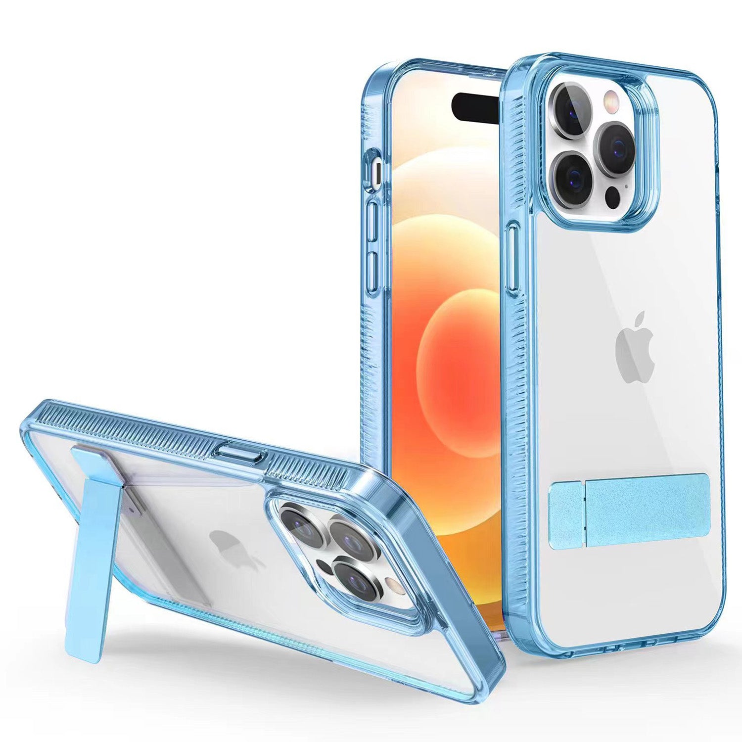 G Style For iPhone 14 Pro Max TPU Acrylic Phone Case Transparent Phone Cover with Kickstand G Style For iPhone 14 Pro Max TPU Acrylic Phone Case Transparent Phone Cover with Kickstand
